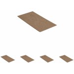 Walteco Filcové podložky 120x240mm, samolepicí, hnědé Množství: 5 ks , 85046BP1 – Hledejceny.cz