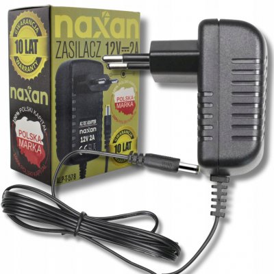 Spínaný napájecí zdroj AC/DC 12V 2A, univerzální adaptér nabíječka 5,5 mm – Zboží Mobilmania