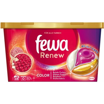 Fewa Renew Color prací kapsle All-in-One 18 PD 243 g – Sleviste.cz