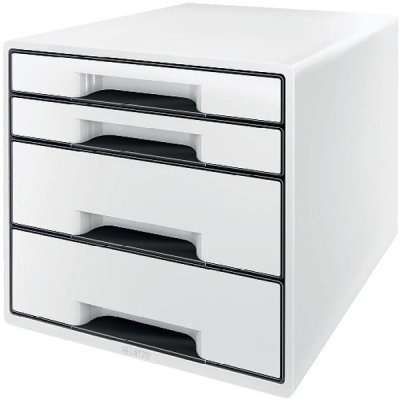 Leitz Wov Cube zásuvkový box 4 zásuvky černý – Hledejceny.cz