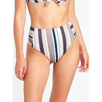 RVCA OFF SHORE HIGH WAIST CREME dvoudílné