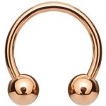 Šperky4U piercing podkova růžové zlato PV1001RD-120833 – Hledejceny.cz