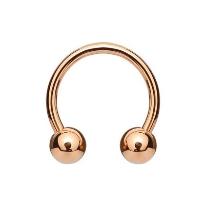 Šperky4U piercing podkova růžové zlato PV1001RD-120833 – Hledejceny.cz