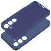 Pouzdro a kryt na mobilní telefon Samsung Samsung Galaxy S24 FE Silicone Case Blue EF-PS721CLEGWW