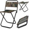Zahradní židle a křeslo Verk 01660 Kempingová skládací židlička maskáč
