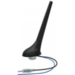 FIAT 500, 500X - AM, FM střešní anténa, zesilovač, 72°, krátký prut, kon. DIN – Zboží Živě