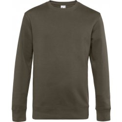 B&C Mikina KING Crew Neck Khaki