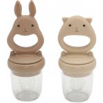 Konges Slojd první krmící lahvička na ovoce Bunny Bark/Shell – Sleviste.cz