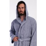 Vienetta MAN pánský župan s kapucí Luis Modrá – Sleviste.cz