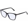 Tom Ford FT5762-B Brýle včetně čoček Celoobrubové Cateye Acetát-rámy černá