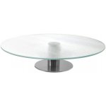 Excellent Podnos na dort servírovací sklo mléčné 30cm KO-101001040 – Hledejceny.cz