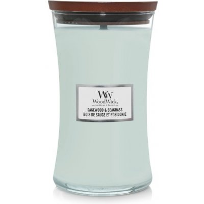 WoodWick Sagewood & Seagrass 609,5 g – Zboží Mobilmania