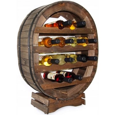 Lefit Stojan na víno sud na 12 lahví dub – Zboží Dáma