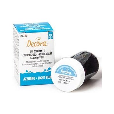 Decora Gelová barva světle modrá 28 g – Sleviste.cz