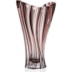 Aurum Crystal BOHEMIA PLANTICA VÁZA 320MM RŮŽOVÁ – Hledejceny.cz
