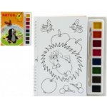 Krtek omalovánka s vodovými barvami a štětcem – Zboží Dáma