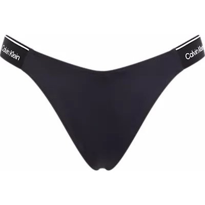 Calvin Klein dámské plavkové kalhotky DELTA BIKINI KW0KW02430 BEH černé – Zboží Mobilmania