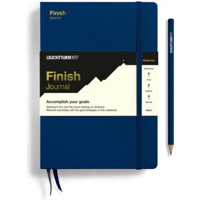 Leuchtturm1917 Finish Journal Medium A5 Navy – Zboží Mobilmania