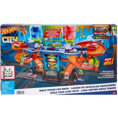 Mattel Hot Wheels City color Shifters Automička se spirálou – Zboží Dáma