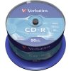 8 cm DVD médium Verbatim CD-R 700MB 52x, AZO, spindle, 50ks (43351)