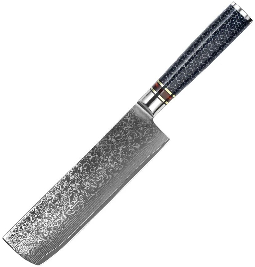 Nakiri damaškový nůž Blue Japan 7\
