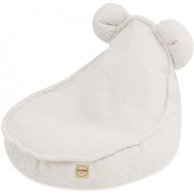 PLUSH NEST Dětské křesílko Huggy Bear Beránek 68 × 45 cm krémové – Zboží Dáma