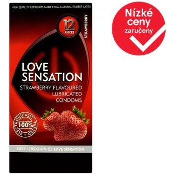 Love Sensation s jahodovou vůní 12 ks