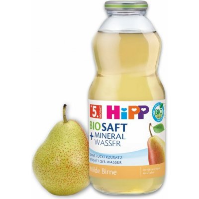 Hipp BIO Nápoj Hruška s neperlivou pramenitou vodou 500 ml – Sleviste.cz
