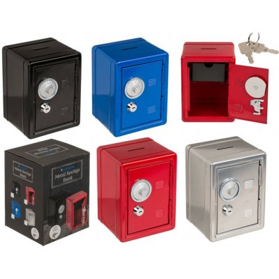 Pokladnička Metal MINI SEJF Šifra Dárek Gadget BK – Zboží Mobilmania