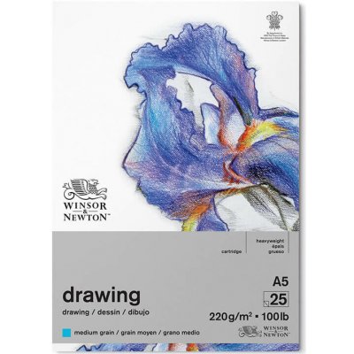 Blok Winsor & Newton Drawing, 220 g/m2 - A5 – Zboží Dáma