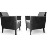 Keter Salemo Duo Set grafit 2 ks – Zboží Dáma