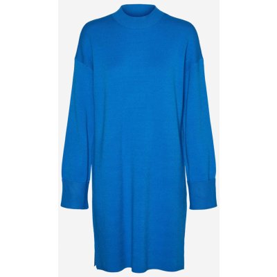Vero Moda dámské svetrové šaty Goldneedle modré