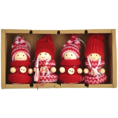 Pletené panenky 4 ks – Sleviste.cz