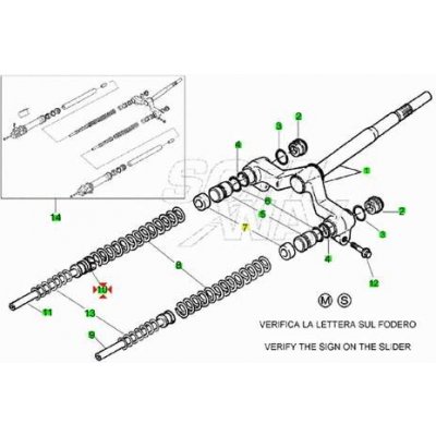 Piaggio Podložka vidlice Marzoschi AP8203758 – Sleviste.cz