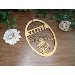 Velikonoční dárek pro děti Dřevěné vejce 10 x 15cm – Hledejceny.cz