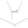 Náhrdelník Šperky4U Ocelový náhrdelník písmeno D OPD0338-D