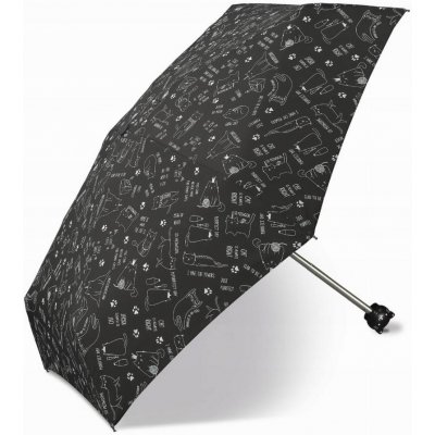 Deštník Happy Rain Ultra Mini Cats 43405 černý – Zboží Mobilmania