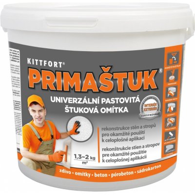 KITTFORT Primaštuk® Univerzální štuková omítka 2 kg – Zbozi.Blesk.cz