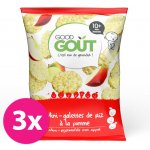 Good Gout BIO mini rýžové koláčky s jablky 40 g – Zboží Dáma