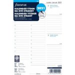 Filofax kalendář 2021 A5, týden/2 str, linky, ČJ+SJ – Zboží Mobilmania