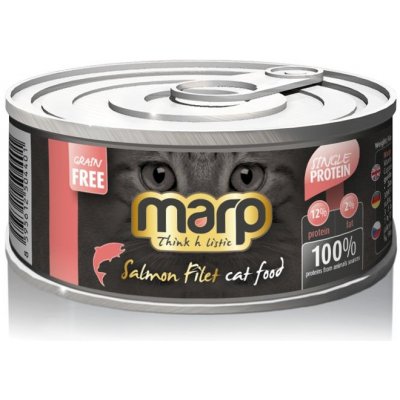 Marp Holistic Salmon Filet pro kočky s filety z lososa 12 x 70 g – Hledejceny.cz