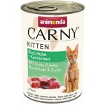 Carny Kitten hovězí kuřecí a králičí 400 g – Hledejceny.cz