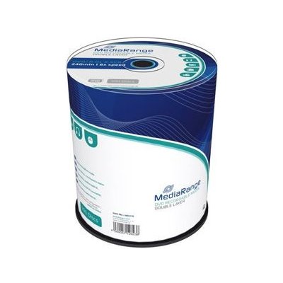 MediaRange DVD+R 8,5GB 8x, cake, 100ks (MR470) – Zboží Živě