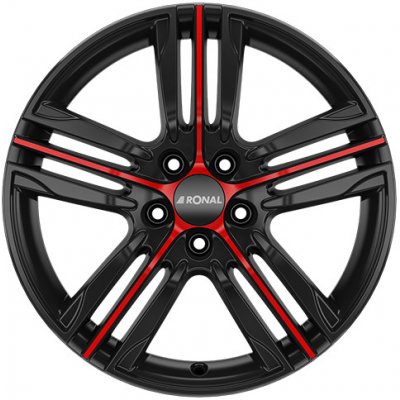 Ronal R57 7,5x19 5x105 ET40 black red – Hledejceny.cz