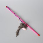 Magic Cat prut s myškou a rolničkou catnip 17 cm + 49 cm – Zbozi.Blesk.cz