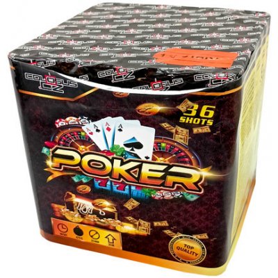 Kompaktní ohňostroj Poker 36 ran 25mm – Sleviste.cz