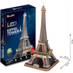 HM Studio 3D puzzle svítící Eiffelova věž 82 ks – Zboží Mobilmania