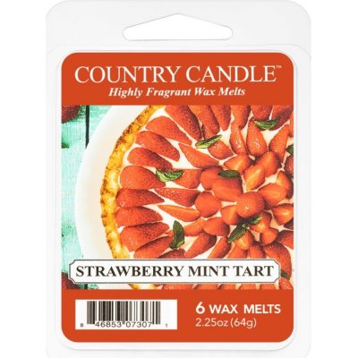 Country Candle Strawberry Mint Tart vosk do aromalampy 64 g – Hledejceny.cz