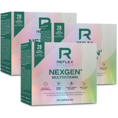 Reflex Nutrition Nexgen 60 kapslí, 2 + 1 ZDARMA