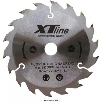 Xtline TCT16030 Kotouč pilový profi 160x20/30 zubů